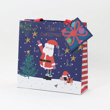 Load image into Gallery viewer, Medium Gift Bag Santa Tree
