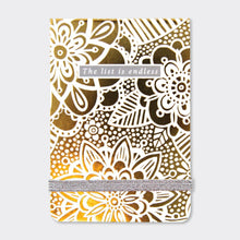 Load image into Gallery viewer, A7 Mini Notepad - Gold Floral

