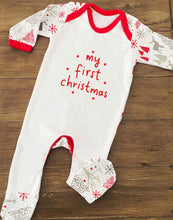 Load image into Gallery viewer, My First Christmas Babygrow
