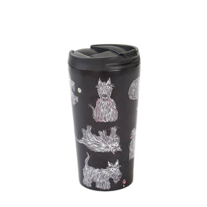 Black Scotty Dog Thermal Cup