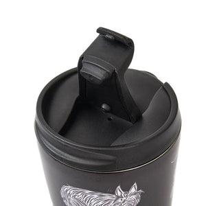 Black Scotty Dog Thermal Cup