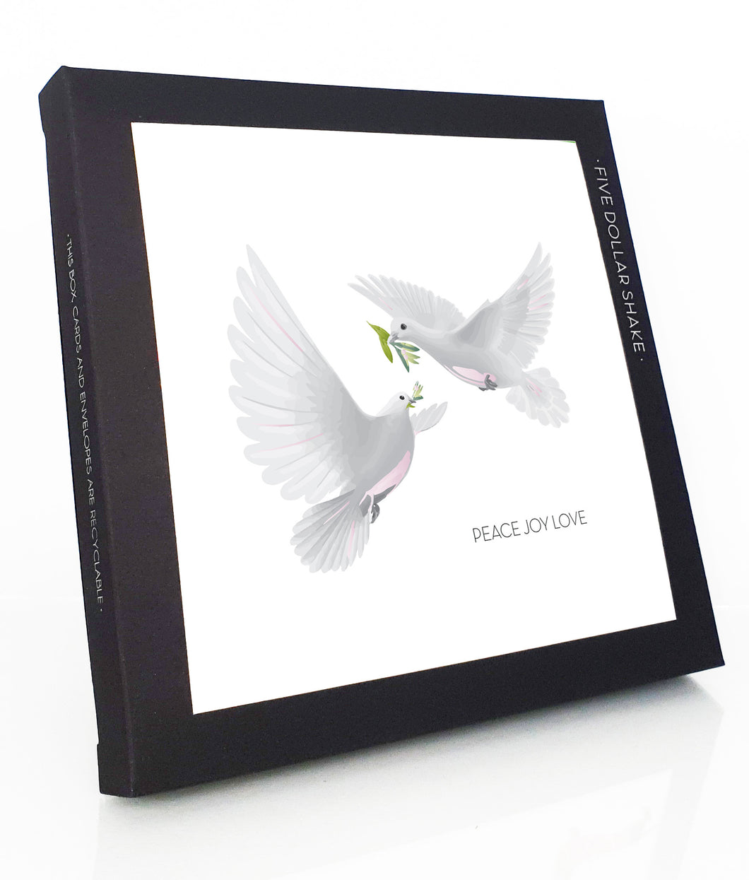 Luxury Xmas Cards Dove, Pack of 8