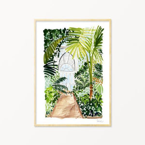 Palm House Walkway Art Print