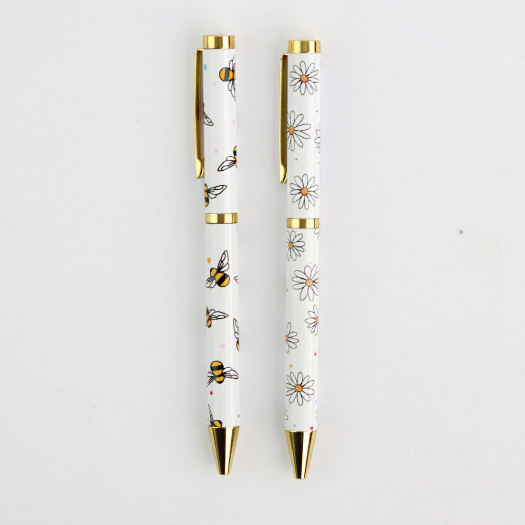 2 Pens Set Bees