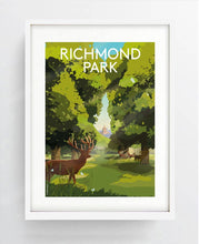 Load image into Gallery viewer, Richmond Park Digital Art Print A3
