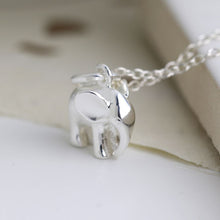 Load image into Gallery viewer, Silver Elephant Necklace
