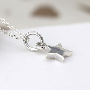 Sterling Silver Little Star Necklace