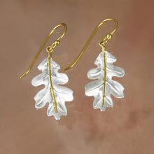 Load image into Gallery viewer, Oak Leaf Silver &amp; Gold Earrings
