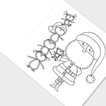 Load image into Gallery viewer, Santa &amp; Snowman Colouring Book
