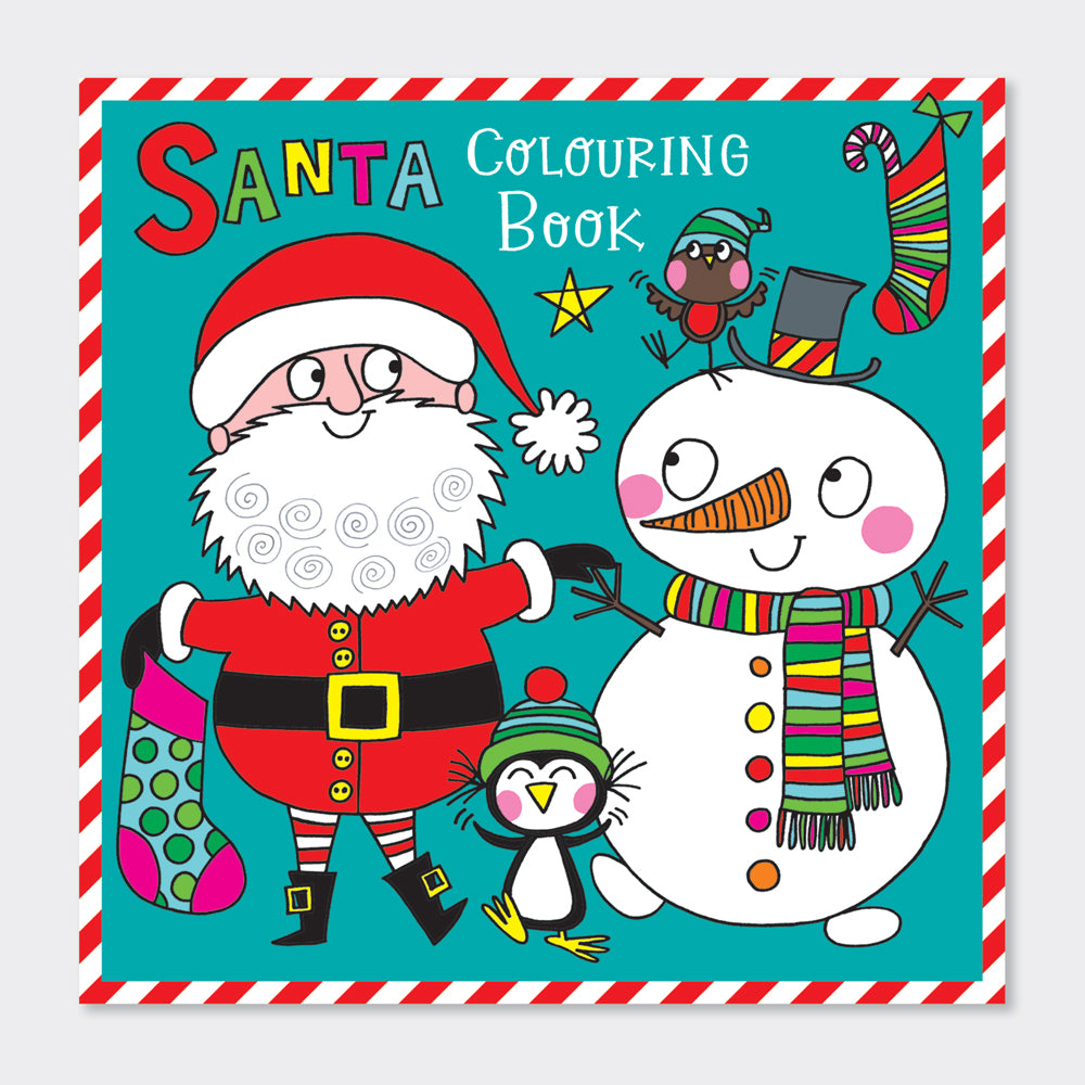 Santa & Snowman Colouring Book