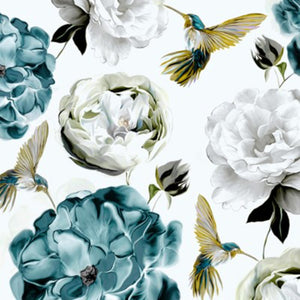 Floral Kingfisher Card