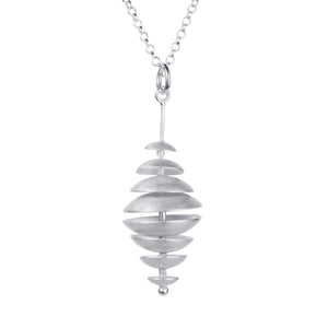 Topsy Turvy Sterling Silver Necklace