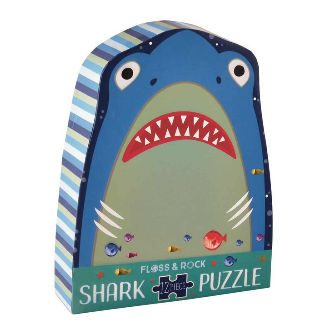 12 Piece Shaped Jigsaw - Shark