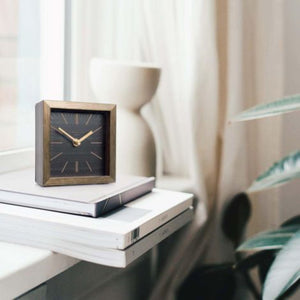 5'' Garrick Mantel Clock Black