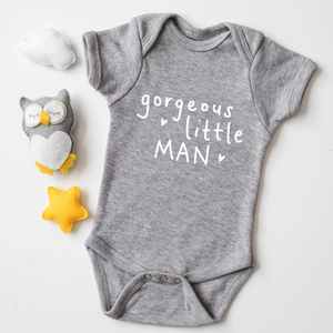 Babygrow Little Man - Grey