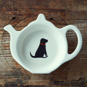 Black Labrador Tea Bag Dish