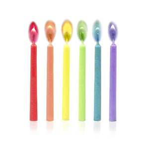 Coloured Flames Candles