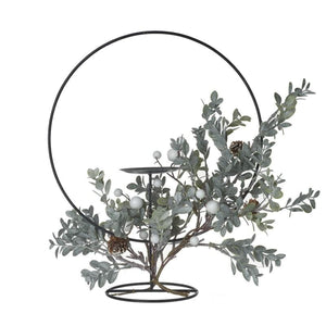Leaf & Hoop Tea light Holder