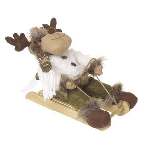 Reindeer On Sledge