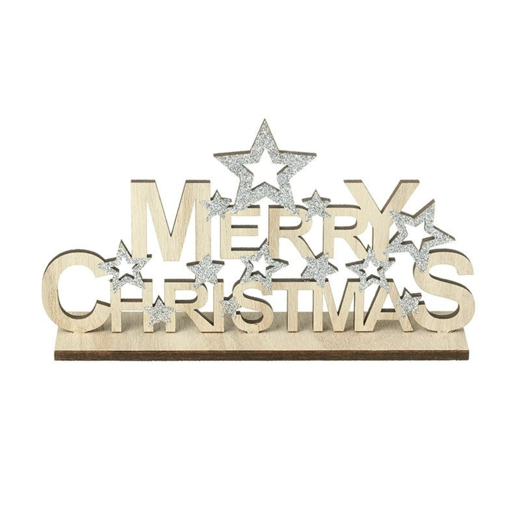 Merry Christmas Wooden Sign