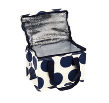 Load image into Gallery viewer, Navy on White Spot Lunchbag
