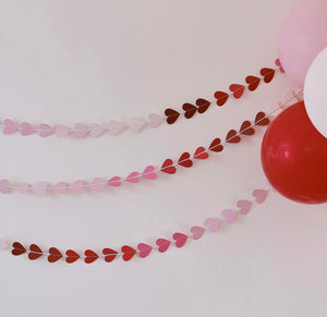 Ombre Heart Garland Decoration