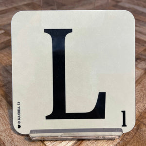 Alphabet Coaster - L
