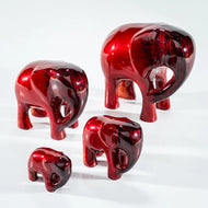 Brushed Red Elephant Medium