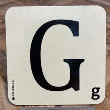 Load image into Gallery viewer, Alphabet Coaster - G
