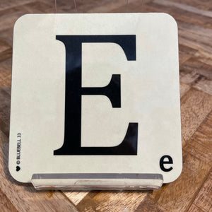 Alphabet Coaster - E