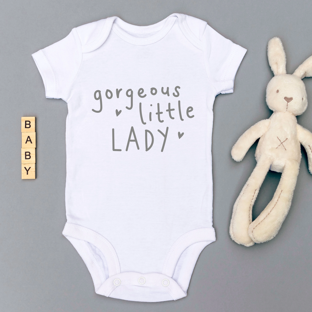 Babygrow Little Lady - White