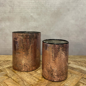 Antique Copper Votive - 2 Sizes