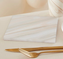 Load image into Gallery viewer, Natural Marble Print Paper Napkins
