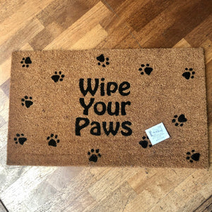 Wipe Your Paws  Door Mat 75x45cm