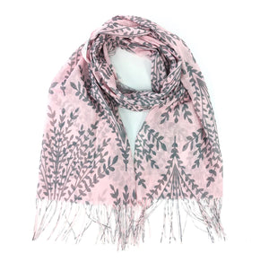 Pink Lavender Bunch Scarf