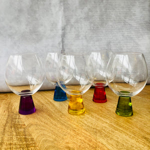Rainbow Gin Glass