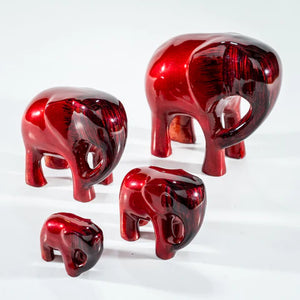 Brushed Red Elephant Small