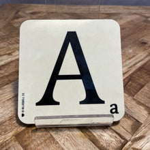 Load image into Gallery viewer, Alphabet Coaster - A
