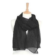 Load image into Gallery viewer, Black Sparkle Scarf
