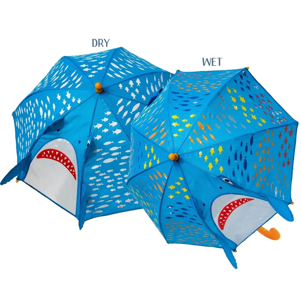 Colour Changing 3D Shark Umbrella