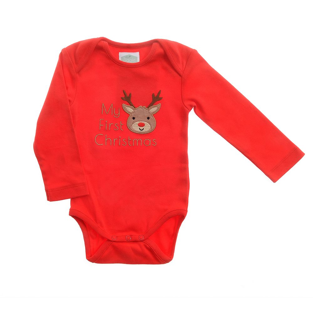 My 1st Xmas Reindeer Bodysuit -6-12 months