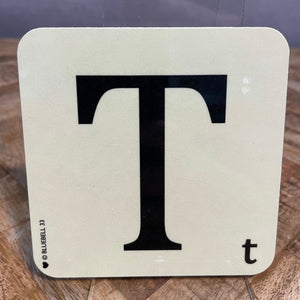 Alphabet Coaster - T