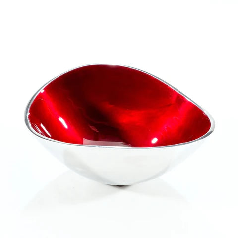 Red Oval Bowl Small