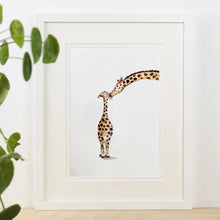 Load image into Gallery viewer, Giraffe Nursery Print -Louise Mulgrew A4 print
