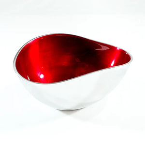 Red Oval Bowl Large