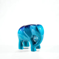 Brushed Aqua Elephant Small