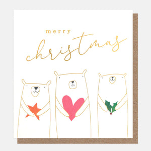 Text Tree & Bear Charity Cards Pack of 8
