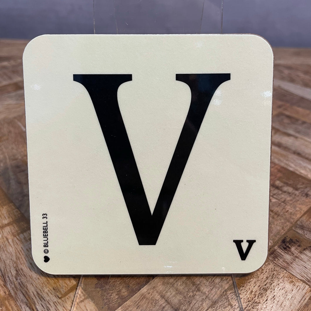 Alphabet Coaster - V