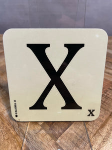 Alphabet Coaster - X