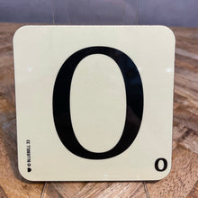 Load image into Gallery viewer, Alphabet Coaster - O
